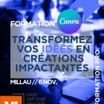 Transformez vos idées en créations impactantes avec la formation CANVA !