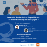 Conférence hybride – Les outils de résolution de problème : comment embarquer les équipes ? (13/11)