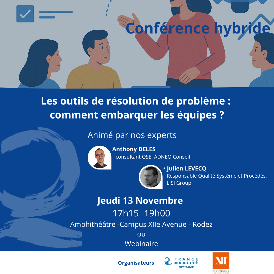 Conférence hybride - Les outils de résolution de problème : comment ...