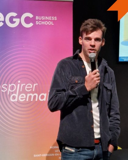 Le sportif Lilian CALMEJANE, Parrain de la Promo EGC 37