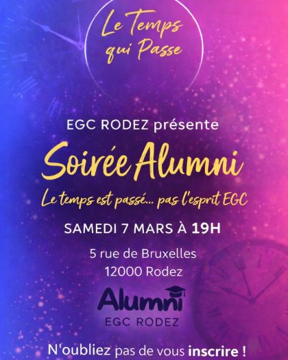 4e SOIRÉE DES ALUMNI EGC RODEZ
