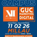 WELCOME CAMPUS MILLAU 2026 – Découvrir l&rsquo;expérience GUC et se former à Millau (11/02)