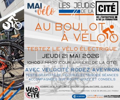 Jeudis de la Cité – Au boulot à vélo : testez le vélo électrique