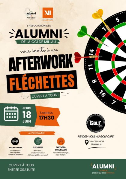Et si vous veniez défier vos anciens intervenants autour d’un apéro fléchettes ?