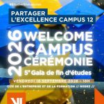 WELCOME CAMPUS CEREMONIE 2026 : Campus XIIe Avenue célèbre ses étudiants « promo 2026 »