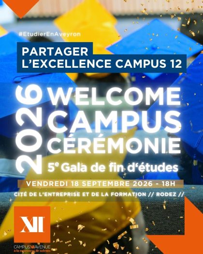 WELCOME CAMPUS CEREMONIE 2026 : Campus XIIe Avenue célèbre ses étudiants « promo 2026 »